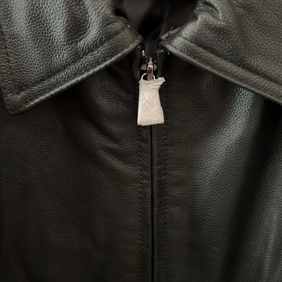 NWT Mens Size Medium Vintage Leather Jacket - Picture 3 of 10